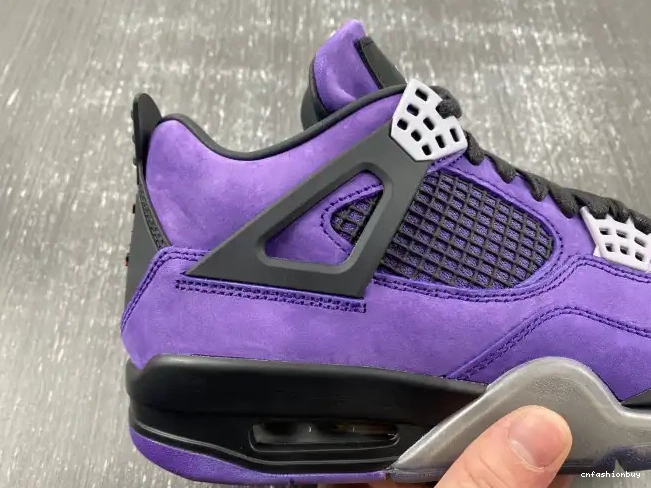 Suede 4 Jordan x Air Travis Purple Scott 0508